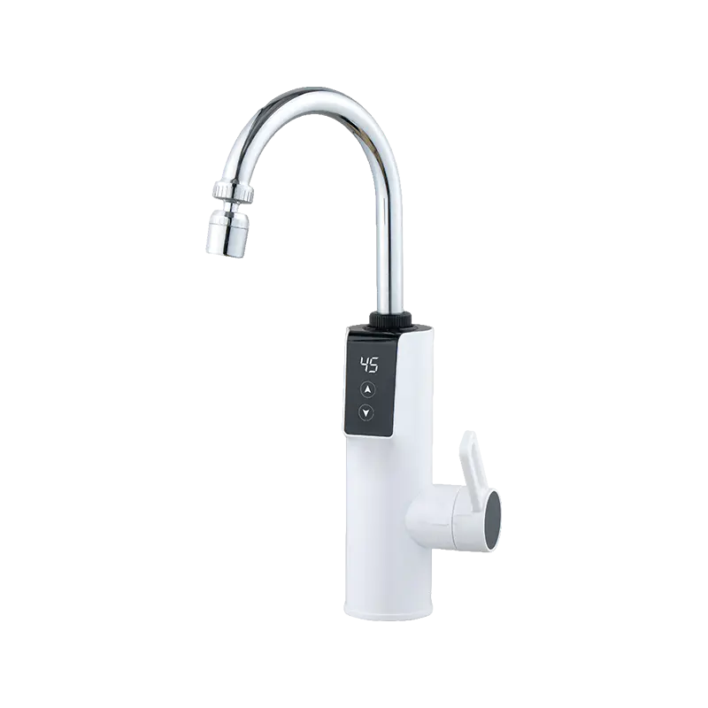SS-09-34 matalinong pagsasaayos ng temperatura ng ABS electric hot water faucet instant heating electric water heater gripo